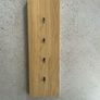 Wall hooks on solid oak panel Image 2