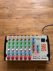 Stranger SM 6 Channel Stereo Echo Audio Mixer with TRS