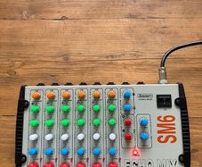 Stranger SM 6 Channel Stereo Echo Audio Mixer with TRS