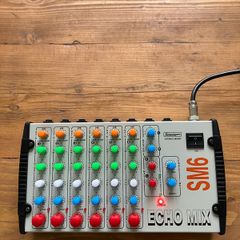 Stranger SM 6 Channel Stereo Echo Audio Mixer with TRS