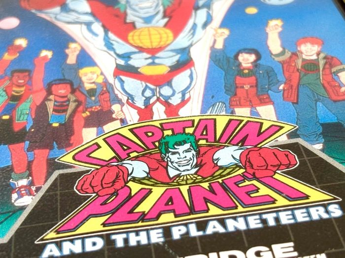 Captain Planet for Sega Mega Drive - Boxed and Minty