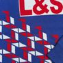 Lyle & Scott x Lover's FC wool jumper in blue Image 5