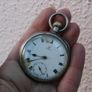 Omega Pocket Watch Men Sterling Silver  Rare Vintage Model Working Collectible Image 3