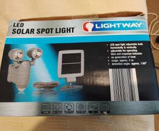 Led solar spotlight