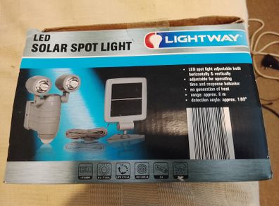 Led solar spotlight