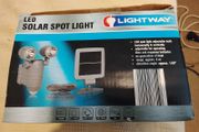 Led solar spotlight