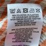 Ladies Orange & White Checkered String Top from Pepco Image 3