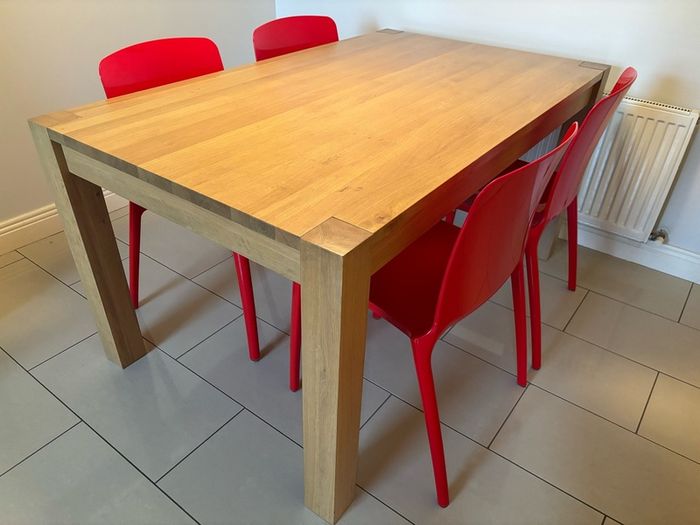 Solid Oak Dining Table - Next