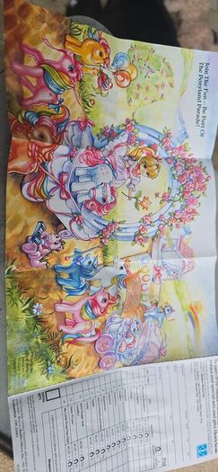 pamphlet HTF US 1987 MLP G1 My Little Pony