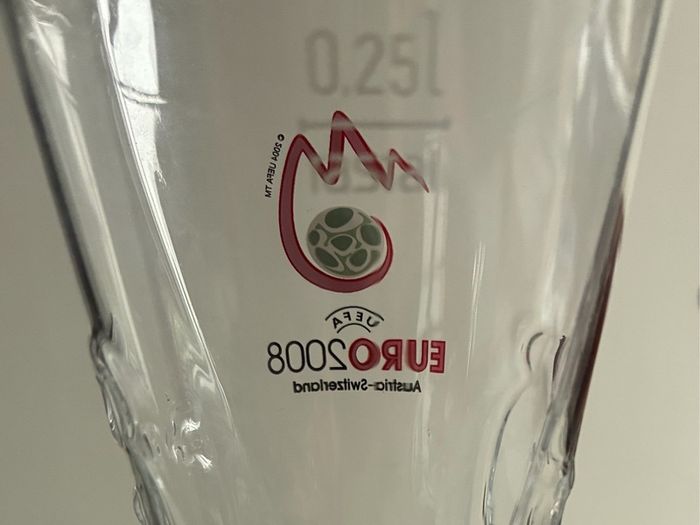 Carlsberg UEFA Euro 2008 Glass