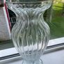 Newbridge Large Elegant 17.5" Wave Design Glass Vase as New Image 6