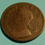 England George II  1733 FARTHING  In Fine condition Image 2