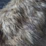 Plush brown faux fur collar Image 5