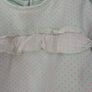 Zara girls light aqua with pink polkadots sweatshirt Sz2-3 EUC Image 2