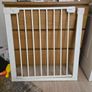 Noma Flat Step Pressure Fit Stair Gate White Image 2