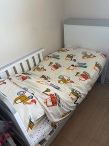 cot and toddler bed