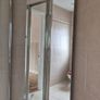 Rotating Bathroom Mirror with Glass Storage Shelves Image 2