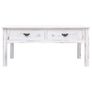 Coffee Table White 100x50x45 cm Wood Image 3