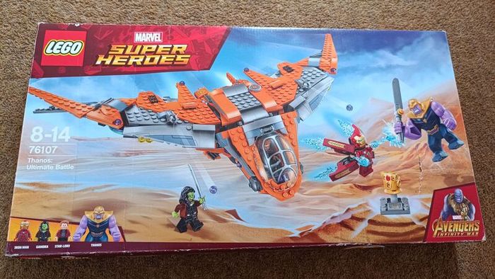 Lego 76107 Thanos Ultimate battle and 76102 Thor's weapon quest  in one