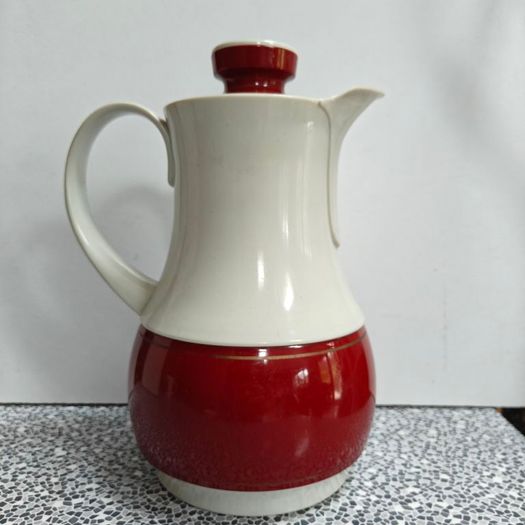 Vintage Thermos, No 570, "Ingrid"coffee pot, from 1983 10 1/2" high, plus additional replacement filler, 1980s