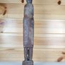 African Statue Ebony Carved Wood Figure Vintage Sculpture Statues Image 9