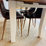 Dining table and 4 chairs. Image 3