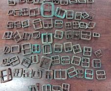 75 Brass metal horse harness Buckles