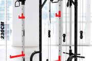Power Rack , Smith Machine, Dual Upper And Lower Cable Crossover, Pull Dowm Lat, Tricep Dip, Barbell Storage And Landmine + Integrated Chin Up!!!
