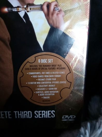 Dr Who dvd. the completed 3rd season