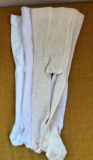 F&F tights 0-6m 3 pack