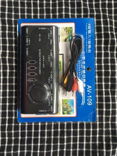 4-port AV audio switch