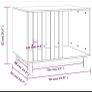 Modern wood Dog crate Image 2