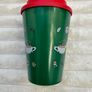 Friends green Cup Red Green Lid Central Perk plastic Please see photos never Used Image 2