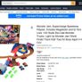 Supercharge Speedway Playset + 2 Monster Jam Trucks (Megalodon and El Toro Loco 1:64 Scale Die-Cast Monster Trucks) Kids Toys Image 8