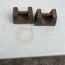 2 antique 7lb weights Image 3