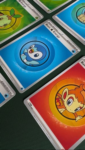 Pokemon Series 1 First Partner Stickers Energy Cards