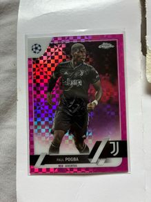 FOR SALE  Paul Pogba Pink Checkerboard Refractor233 of 250
