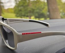 Prada sunglasses Linea Rossa white | SPS 02I | with case