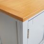 TV Cabinet 120x35x48 cm Solid Oak Wood Image 7