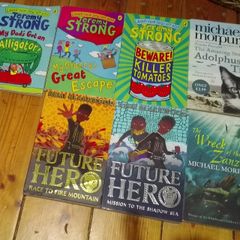 7 x Books: Jeremy Strong / Michael Morpurgo / Future Hero