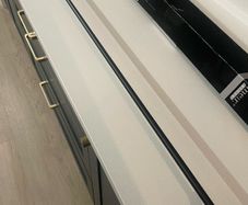 Meir Designer Black Long Towel Rail
