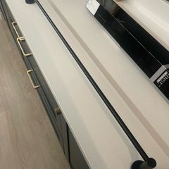 Meir Designer Black Long Towel Rail