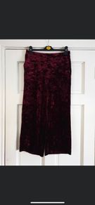 velvet trousers