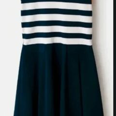 Tommy Hilfiger Navy White Stripe Skater Dress y2k style