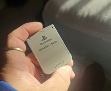 playstation memory card