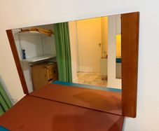 wooden mirror