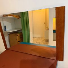 wooden mirror