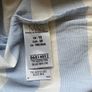 M&S Blue and White stripe Cotton Shirt Image 3