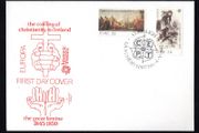 1982 Ireland Europa Historical Events Commemorative Stamps Corkcoin First Day Cover (FDC) with Corcaigh (Cork) pictorial cancel