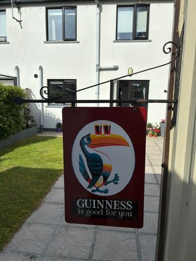 Guinness toucan enamel sign